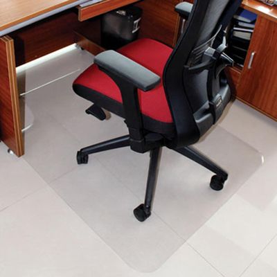 1.5 mm Transparent Office Chair Mat, Scratch-Resistant and Slip-Resistant, 60×80/100×140/120×180 cm, Frosted