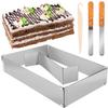 Ezydka Adjustable Rectangular Stainless Steel Baking Frame Set view 1