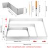 Ezydka Adjustable Rectangular Stainless Steel Baking Frame Set view 2