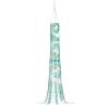 Ghostly Turquoise Marble Witch Windsock view 1
