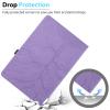 NETANY Case for Xiaomi Pad 5 / Pad 5 Pro, PU Leather Flip Cover with Stylus Holder, 360° Adjustable Stand, Tree of Life, No Auto Sleep/Wake, Purple view 4