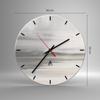 ARTTOR Modern Round Glass Wall Clock, 30 x 30 cm, Abstract Pastel - 5520 view 4