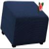 MeRcri Rectangular Velvet Jacquard Ottoman Cover, Stretch Slipcover (#13, 150 x 70–95 cm) view 1