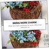 BESTonZON 2-Piece Hanging Rattan Baskets for Flower Arrangements view 4