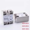 MOBYAT Single-Phase Solid State Relay SSR-40DA SSR-25DA SSR-10DA, 3–32 VDC Input, 24–380 VAC Output, 1 pc (Size: Heat Sink) view 2