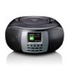 Lenco SCD-860 Portable CD Radio with DAB+, FM, Bluetooth, Top-Loading CD Player, 2.4" TFT Display, Dual Alarm, 2 x 2W RMS, Black view 1