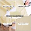Garden Furniture Cover, Beige, 130 x 130 x 70 cm view 3