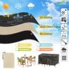 Garden Furniture Cover, Beige, 130 x 130 x 70 cm view 4