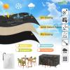 Waterproof 420D Oxford Garden Furniture Cover, Silver, 200 x 95 x 106 cm view 4