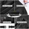 Waterproof 420D Oxford Garden Furniture Cover, Black, 160 x 37 x 50 cm view 3