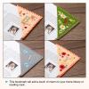 PATIKIL Personalized Embroidered Felt Corner Bookmark, Green, Letter B view 4