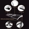 Arched Polycarbonate Door Canopy, 32 x 165 in, Modern Style view 4