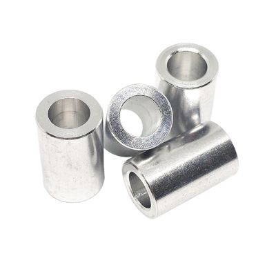 10-Pc. M3/M4/M5/M6/M8 Silver Aluminum Alloy Threadless Round Spacer Washers, M8 × 16 × 6 mm