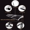 Arched Polycarbonate Door Canopy, 24 x 173 in, Modern Style view 4