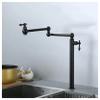 Modern Deck-Mount Pot Filler Faucet, Chrome view 1