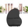 Coffee Bean-Shaped Cosmetic Storage Organizer, Black view 3