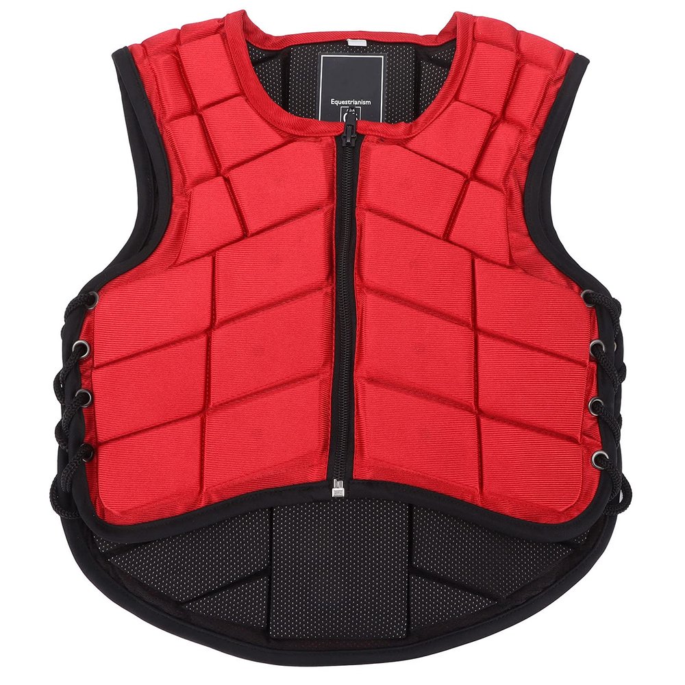 HERCHR Children's Equestrian Safety Vest, Red
