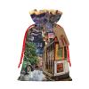 Stylish Christmas Gift Bag with San Francisco Print view 1