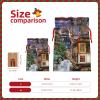 Stylish Christmas Gift Bag with San Francisco Print view 4