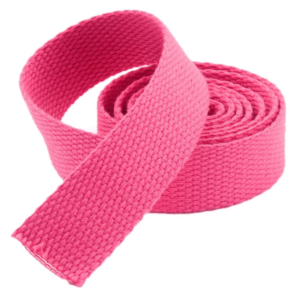 TANIDA Cotton Webbing for Bag Straps, 50 mm x 10 Yards, Rose