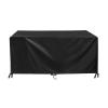 Garden Furniture Cover, Rectangular, 420D Oxford Fabric, Waterproof, Winter-Resistant, Black, 230 x 110 x 85 cm (L x W x H) view 1