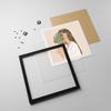 ARTTOR Botanical People Poster 60 x 60 cm with Black Frame - 5512 - P2B view 4