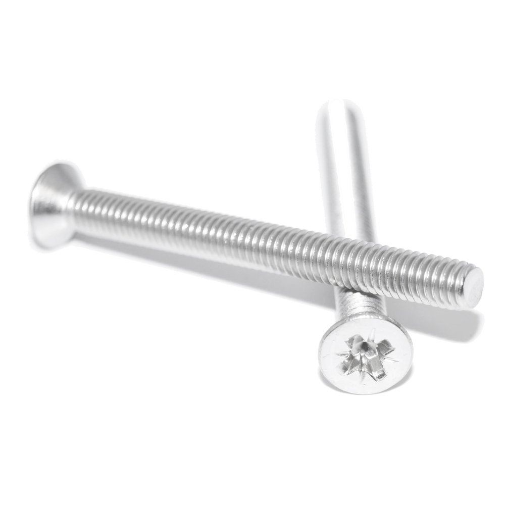 M6 x 10 Countersunk Screws, A2 Stainless Steel, 100-Pack