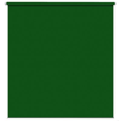 Double Roller Blind 55 x 240 cm, Side-Pull, Blackout & Privacy, No-Drill, Dark Green