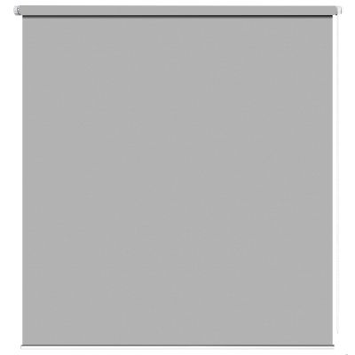 Blackout Roller Blind, Double Roller Blind 95 x 80 cm, Gray