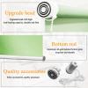 Blackout Roller Blind, Double Roller Blind 95 x 80 cm, Gray view 4