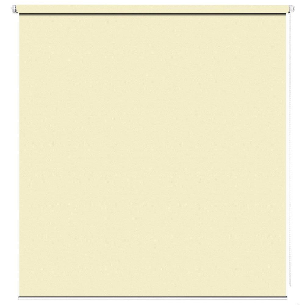 Blackout Dual Roller Blind 75 x 140 cm, Beige, No-Drill Mounting