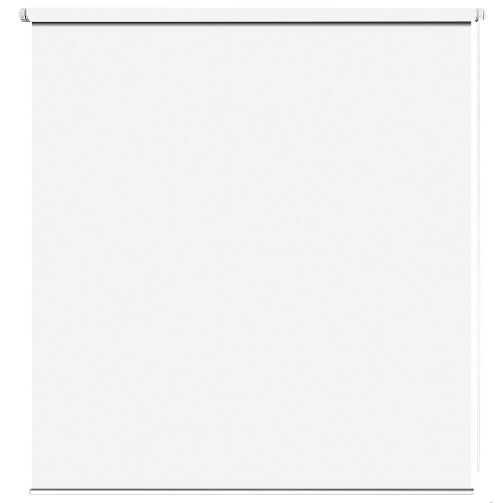 Blackout Roller Blind 50 x 110 cm, Side-Chain, White