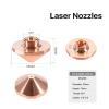 CO2 Laser Lens Beam Nozzle, Fiber Laser, Single and Double Layer, 25 mm Diameter, 15 mm Height, M11, for Fiber Laser Cutting Head (5.0 mm, Double Chrome Layer) view 2