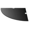 prissent 25 x 25 cm Corner Wall Shelf, Black view 1