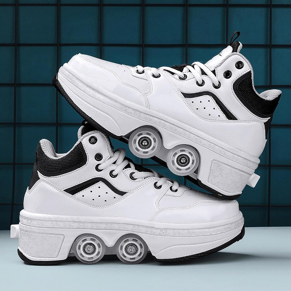 StejaR Roller Skate Shoes, Adjustable Quad Skates, Size 38