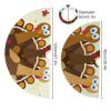 Happy Thanksgiving Turkey Christmas Tree Skirt, Soft 35.4-Inch Tree Skirt view 3