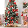 Happy Thanksgiving Turkey Christmas Tree Skirt, Soft 35.4-Inch Tree Skirt view 4