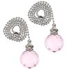 DOITOOL 2-Piece Crystal Ball Pull Chain Extensions for Ceiling Lamps and Fans view 1