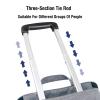 XTGDIEM 40L Lightweight Shopping Cart with Aluminum Frame, Telescoping Handle and Wheels view 3