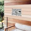 Rustic Metal Signs for Outdoor Use, Autumn Leaves and Pumpkins, Room Decor for Men, Garage Signs for Porch, Lounge, Man Cave, Fall, Thanksgiving, Harvest view 3