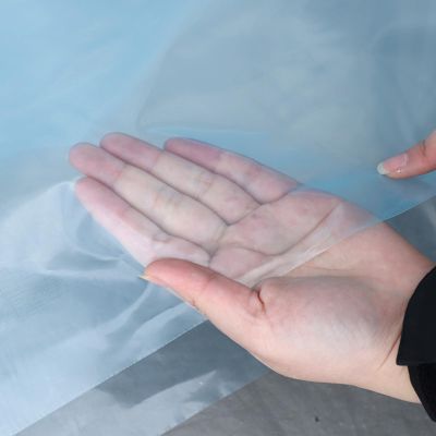 Transparent PE Tarp, Waterproof Greenhouse Cover, 2 x 9 m