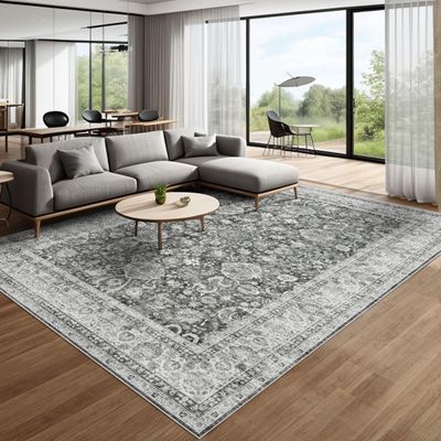 Deerly Rug, 22.9 x 30.5 cm, Dark Gray