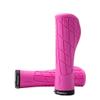 Bike Silicone Handlebar Grips, 1 Pair, Anti-Slip, Ergonomic, Rose view 1