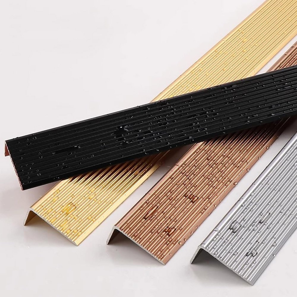 LIYI929GP L-Shaped Aluminum Stair Edge Profile