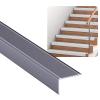 LIYI929GP L-Shaped Aluminum Stair Edge Profile view 2
