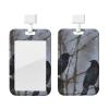 Black Crow Birds Sliding ID Badge Holder with Clear Window view 2