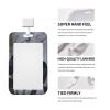 Black Crow Birds Sliding ID Badge Holder with Clear Window view 4
