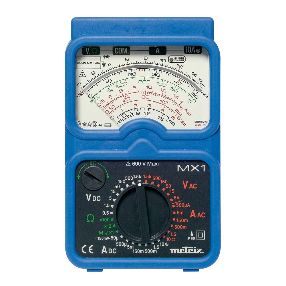 Metrix MX 1 Analog Multimeter with Carrying Case