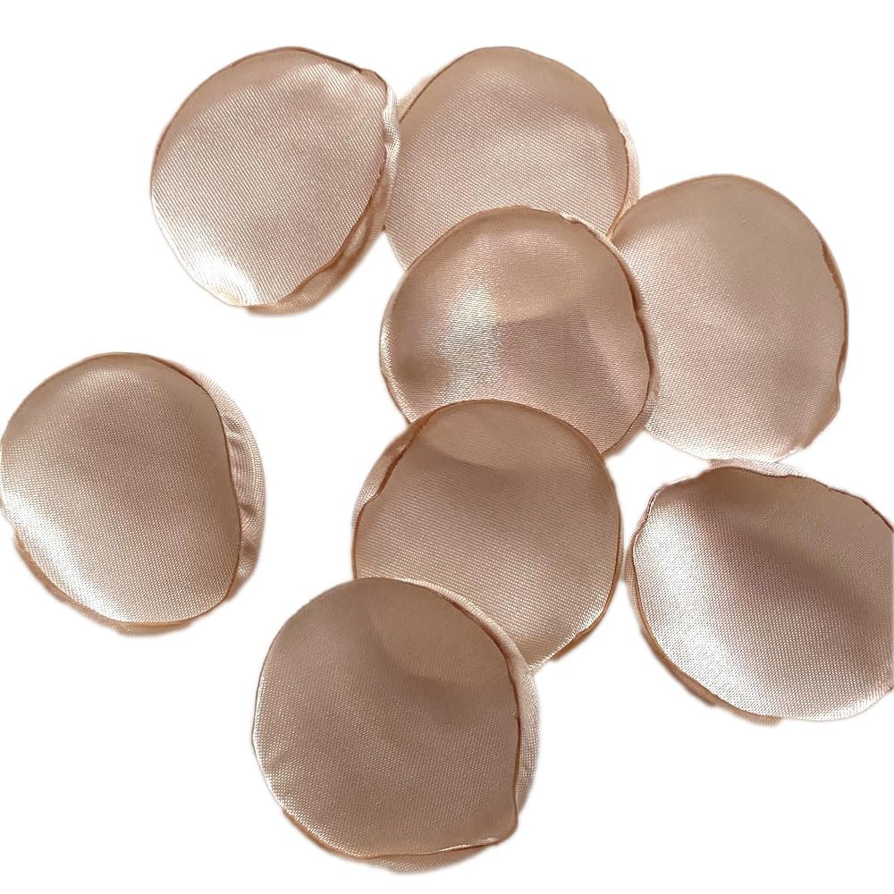 Wambere 60-Piece 4 cm Artificial Rose Petals, Khaki