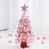 QQY Mini Artificial Christmas Tree, Tabletop Tree for Christmas Décor (Pink-1) view 1
